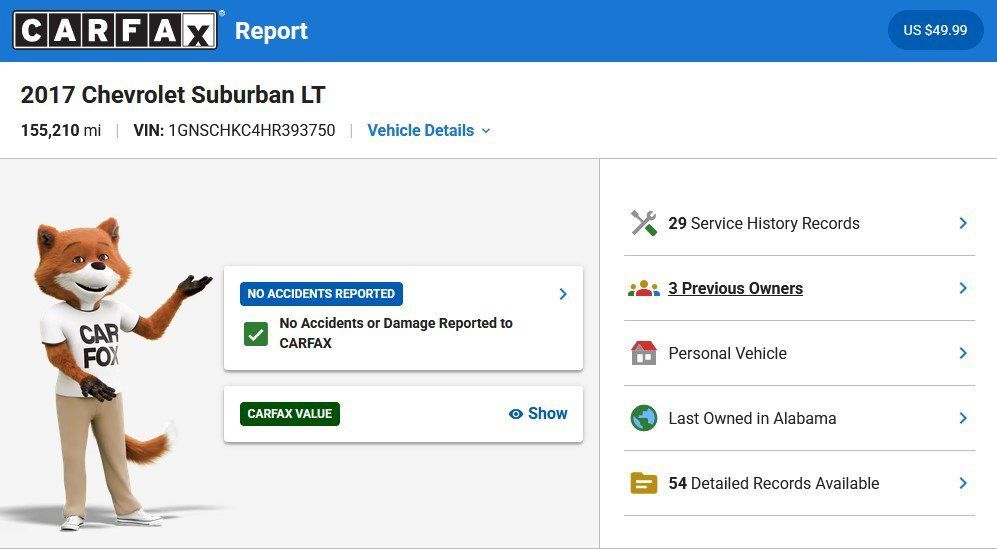 Used 2017 Chevrolet Suburban LT w/ Texas Edition Package RWD image 22