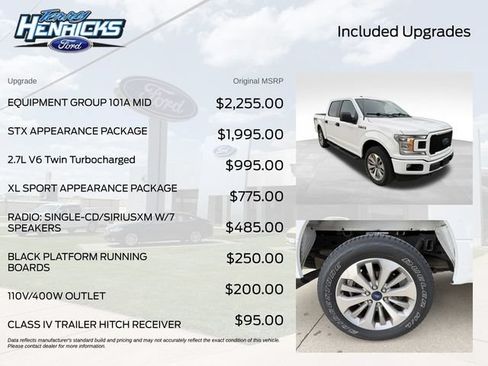 Used 2018 Ford F150 XL w/ Equipment Group 101A Mid AWD/4WD image 7