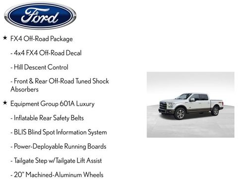 Used 2015 Ford F150 King Ranch w/ Equipment Group 601A Luxury AWD/4WD image 4