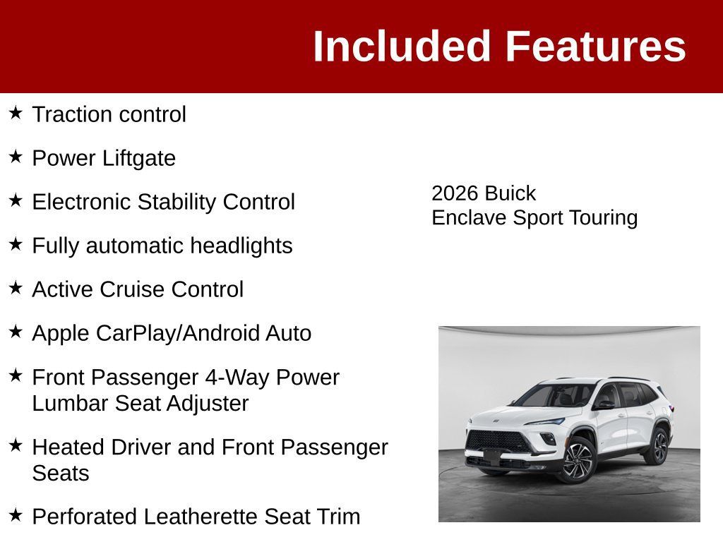 Used 2026 Buick Enclave Sport Touring AWD/4WD image 4