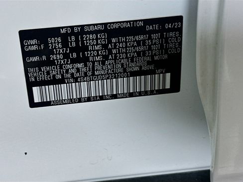 Used 2023 Subaru Outback Wilderness image 12