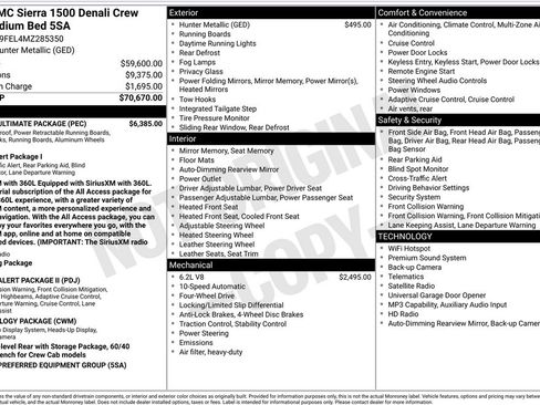 Used 2021 GMC Sierra 1500 Denali w/ Denali Ultimate Package AWD/4WD image 28