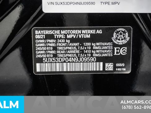 Used 2022 BMW X3 xDrive30i image 61