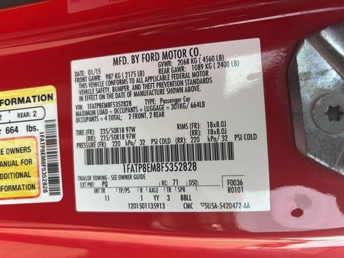 Used 2015 Ford Mustang Convertible w/ Equipment Group 051A image 18