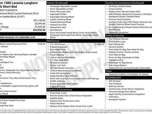 Used 2020 RAM 1500 Limited image 15