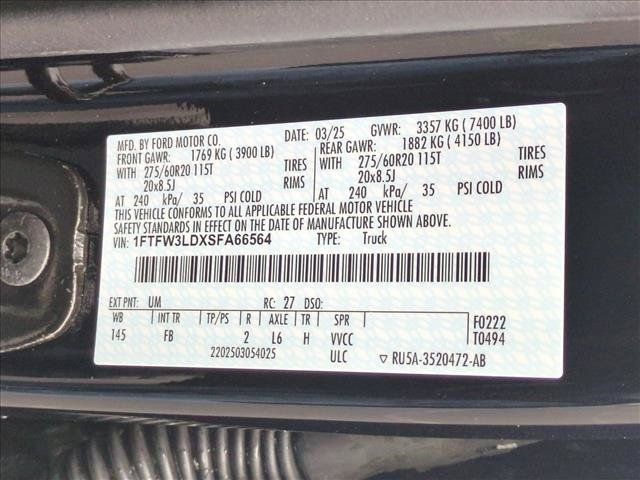 Used 2025 Ford F150 XLT w/ Equipment Group 302A MID AWD/4WD image 24
