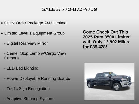 Used 2025 RAM 3500 Limited AWD/4WD image 5