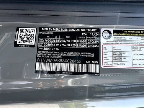 Certified 2025 Mercedes-Benz G 580 w/ EQ Technology image 11