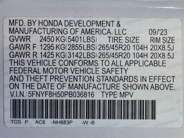 Used 2025 Honda Pilot Elite image 21