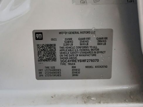 Used 2021 Chevrolet Silverado 2500 High Country w/ Z71 Off-Road Package image 65