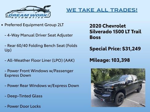 Used 2020 Chevrolet Silverado 1500 LT Trail Boss image 2