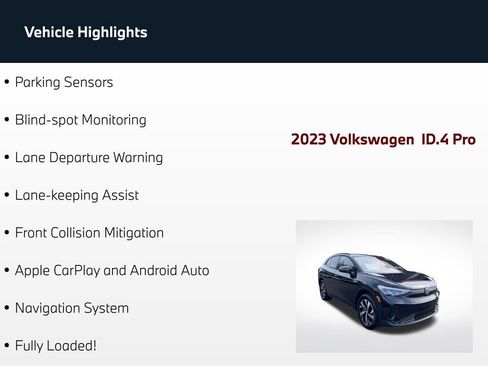 Used 2023 Volkswagen ID.4 Pro AWD/4WD image 5