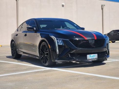 Used 2025 Cadillac CT5 V w/ LPO, ONYX Package RWD image 3