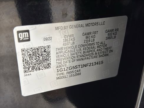 Used 2022 Chevrolet Malibu RS w/ LPO, Convenience Package 1 image 34