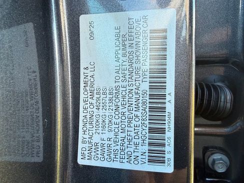 Certified 2025 Honda Accord Touring image 34