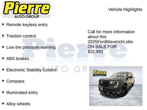 New 2025 Ford Maverick Lobo AWD/4WD image 7