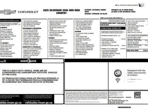 Certified 2025 Chevrolet Silverado 3500 High Country w/ Technology Package AWD/4WD image 37