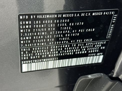 New 2026 Volkswagen Taos SE AWD/4WD image 26