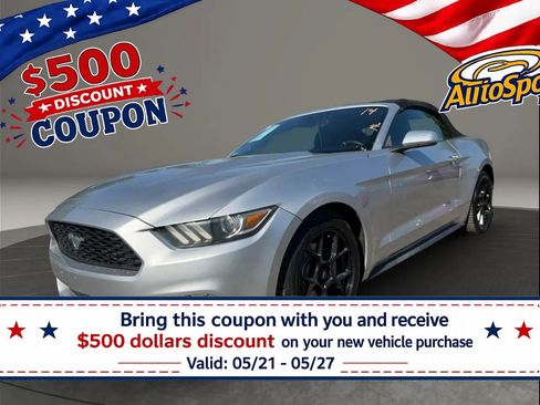 Used 2015 Ford Mustang Convertible w/ Equipment Group 051A RWD image 1