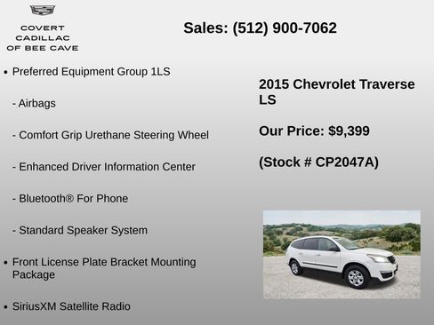 Used 2015 Chevrolet Traverse LS FWD image 6