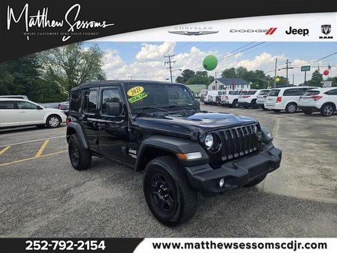 Used 2021 Jeep Wrangler Unlimited Sport AWD/4WD image 1