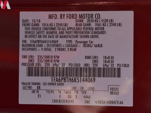 Used 2019 Ford Mustang Coupe w/ Equipment Group 101A image 23