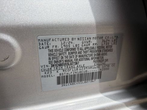 Used 2025 Nissan Versa SV FWD image 27