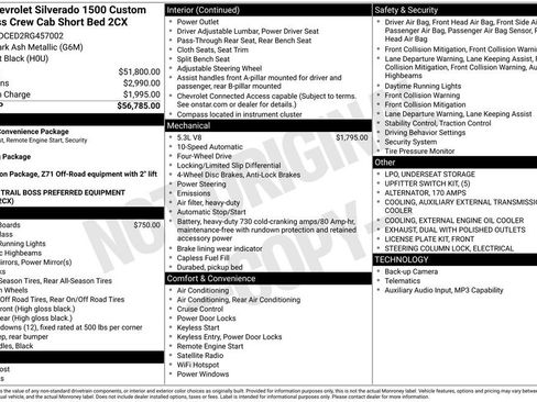Certified 2024 Chevrolet Silverado 1500 Custom Trail Boss AWD/4WD image 34