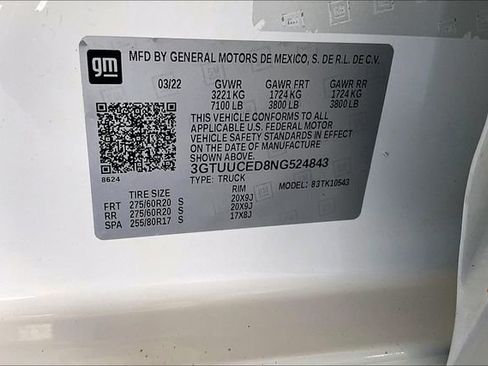 Used 2022 GMC Sierra 1500 Elevation w/ LPO, Elevation Black Package image 31