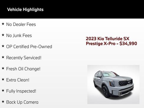 Used 2023 Kia Telluride SX Prestige X-Pro AWD/4WD image 70