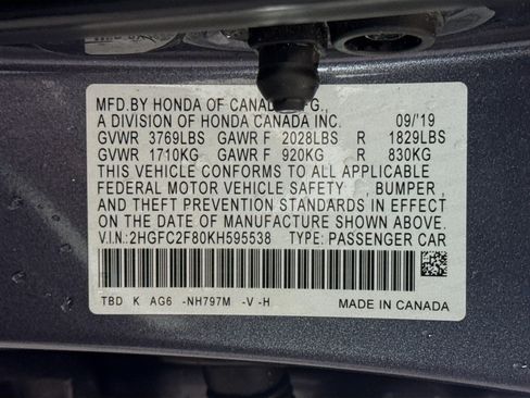 Used 2019 Honda Civic Sport image 40