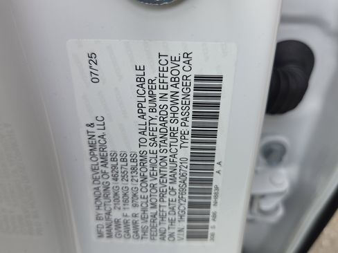 New 2025 Honda Accord EX-L image 24