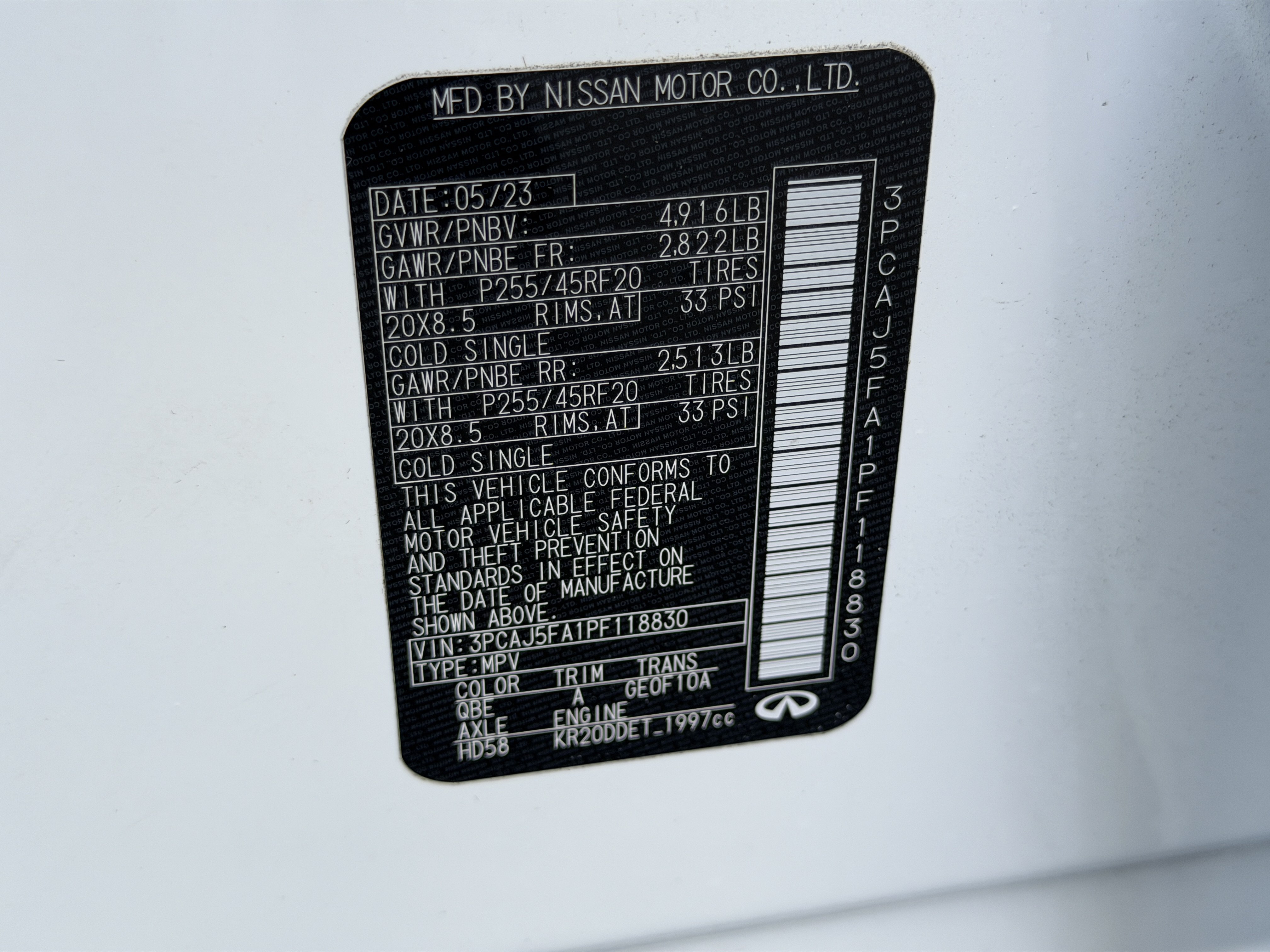 Certified 2023 INFINITI QX50 Sport FWD image 36