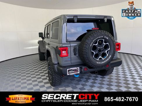 Used 2023 Jeep Wrangler Unlimited Rubicon 4xe w/ Steel Bumper Group AWD/4WD image 5