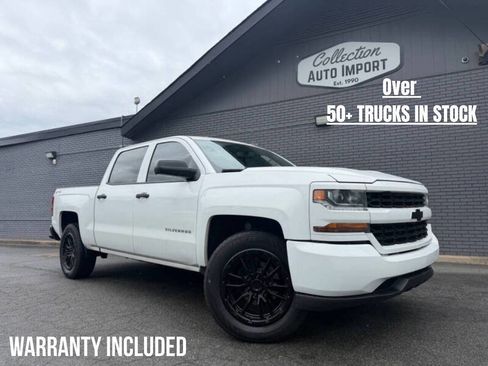 Used 2018 Chevrolet Silverado 1500 Custom w/ Custom Value Package AWD/4WD image 1