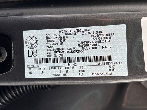 Used 2025 Ford F150 Lariat w/ Tow/Haul Package AWD/4WD image 36