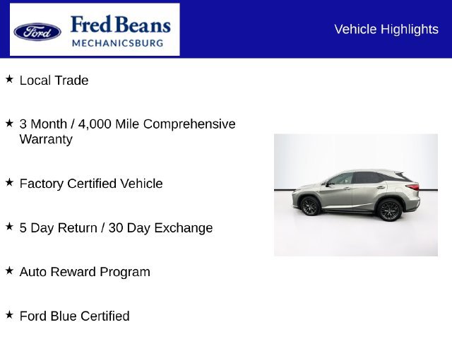 Used 2017 Lexus RX 350 F Sport w/ Accessory Package AWD/4WD image 7