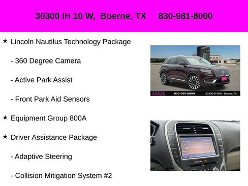 Used 2019 Lincoln Nautilus Black Label FWD image 30