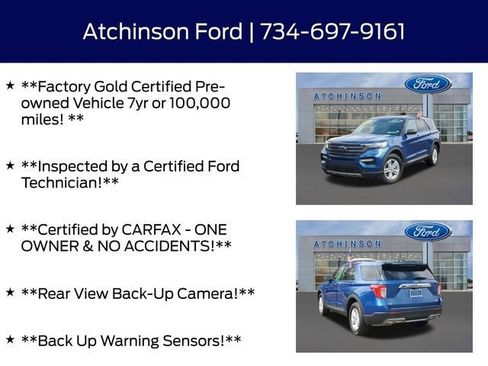 Certified 2023 Ford Explorer XLT w/ Equipment Group 202A image 5