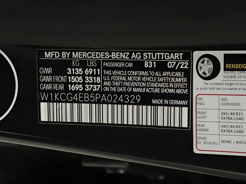 Certified 2023 Mercedes-Benz EQS 580 4MATIC Sedan image 16