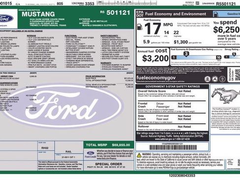 Used 2024 Ford Mustang Dark Horse w/ Dark Horse Handlin Package RWD image 27