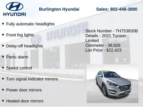 Used 2021 Hyundai Tucson Limited AWD/4WD image 20