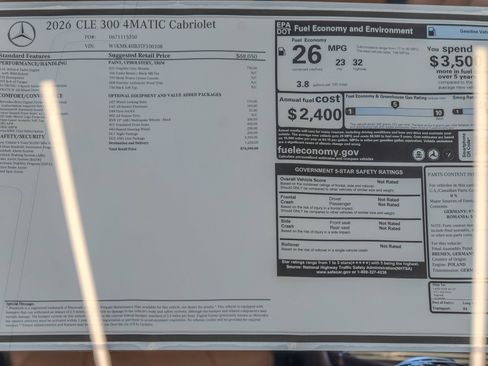 Certified 2026 Mercedes-Benz CLE 300 4MATIC Cabriolet image 39