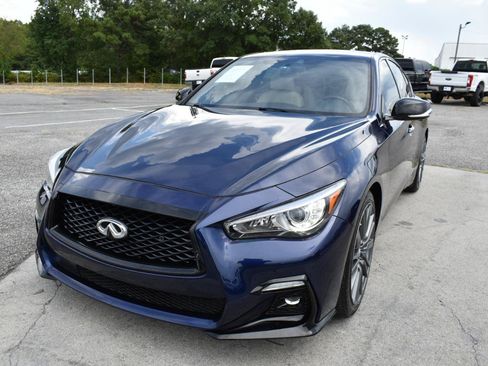 Used 2021 INFINITI Q50 Red Sport 400 w/ Proactive Package RWD image 2