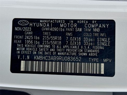Certified 2024 Hyundai Kona SEL w/ Convenience Package FWD image 32