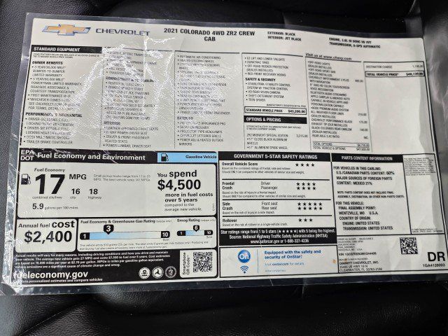 Used 2021 Chevrolet Colorado ZR2 w/ ZR2 Midnight Special Edition AWD/4WD image 41