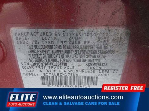 Used 2019 Nissan Versa SV FWD image 18