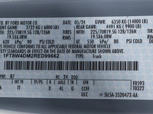 Used 2024 Ford F450 Limited w/ FX4 Off-Road Package image 66