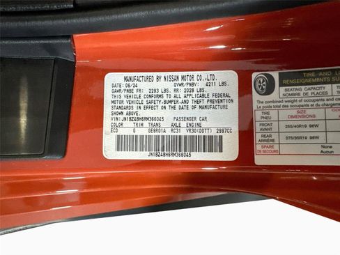 Used 2024 Nissan Z Performance w/ Heritage Edition RWD image 32