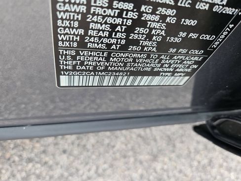 Certified 2021 Volkswagen Atlas Cross Sport S AWD/4WD image 14